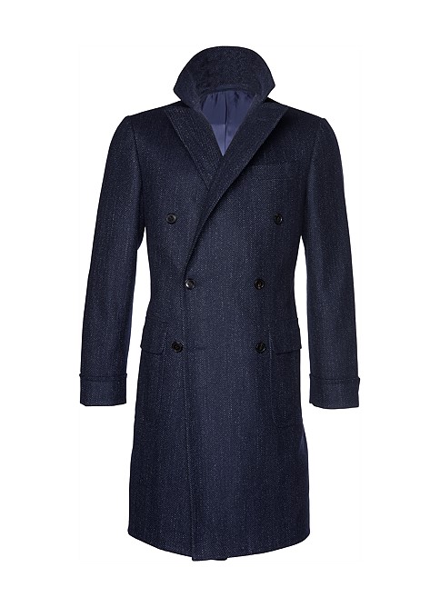 Suitsupply Merano DB overcoat, 36 US / 46 EU, navy blue | Styleforum