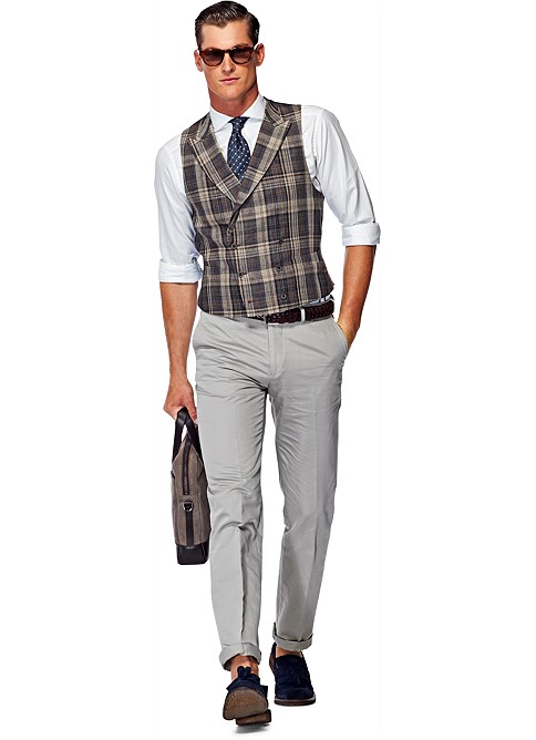 Brown Waistcoat V1404 | Suitsupply Online Store