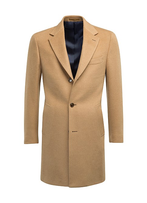 Light Brown Overcoat J407i | Suitsupply Online Store