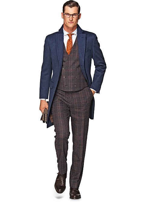 Blue Overcoat J293i | Suitsupply Online Store