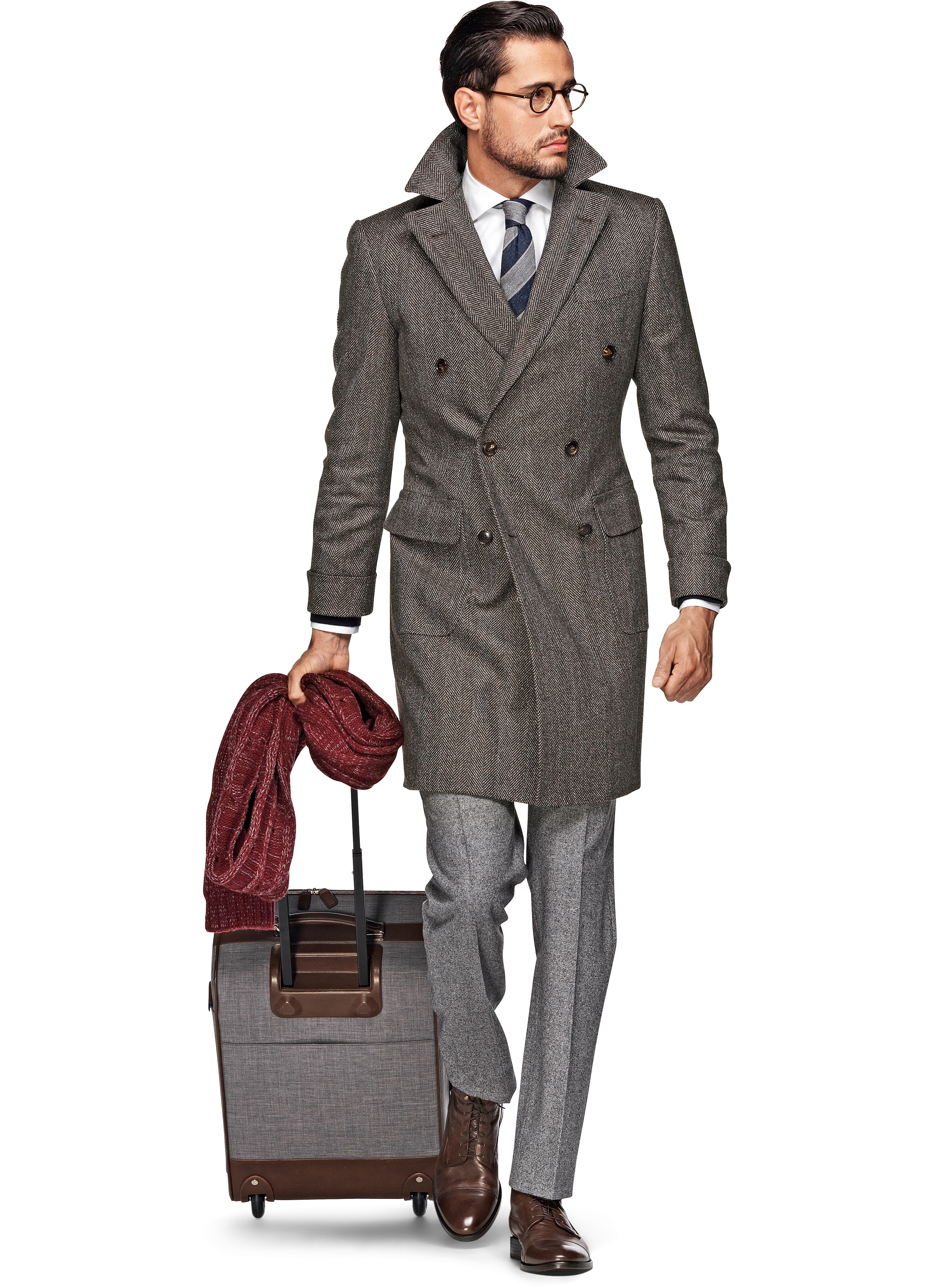 brown overcoat