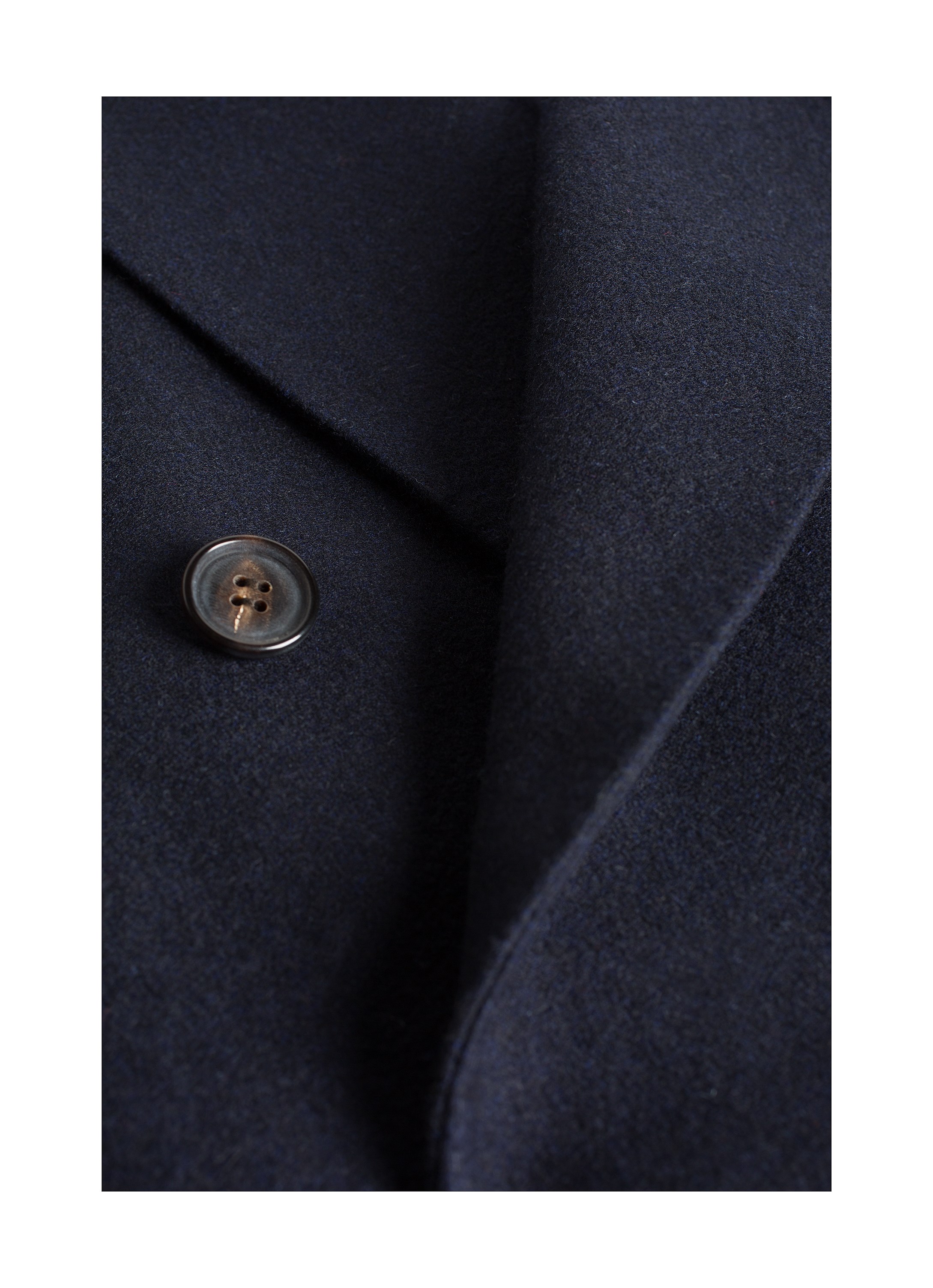 Navy Double Breasted Coat J468i | Suitsupply Online Store