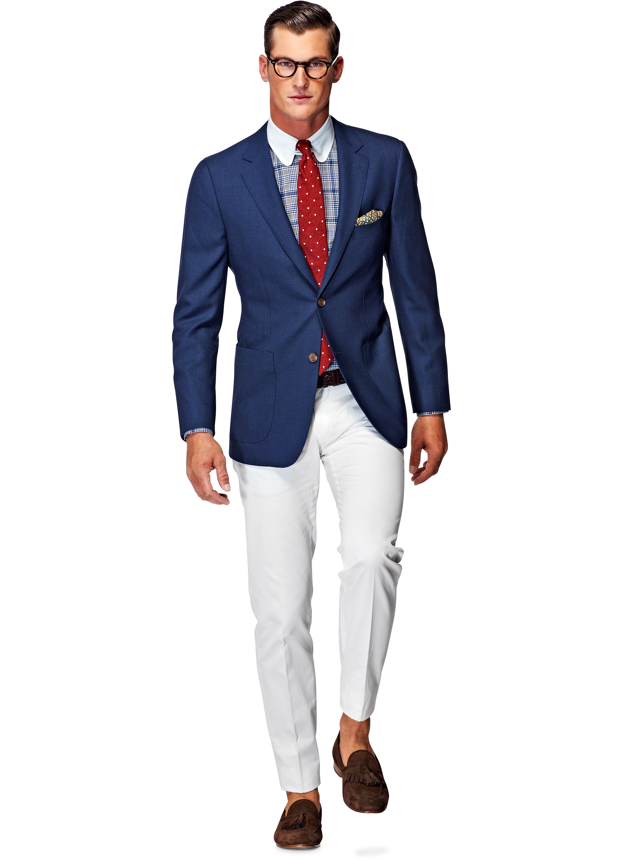 Jacket Blue Plain Havana C756 | Suitsupply Online Store