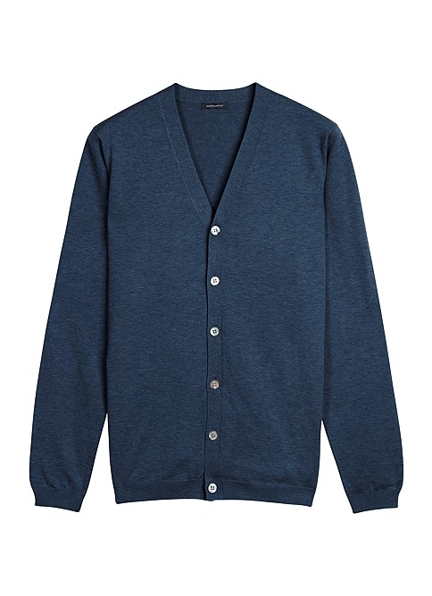 Blue Cardigan Sw487 | Suitsupply Online Store