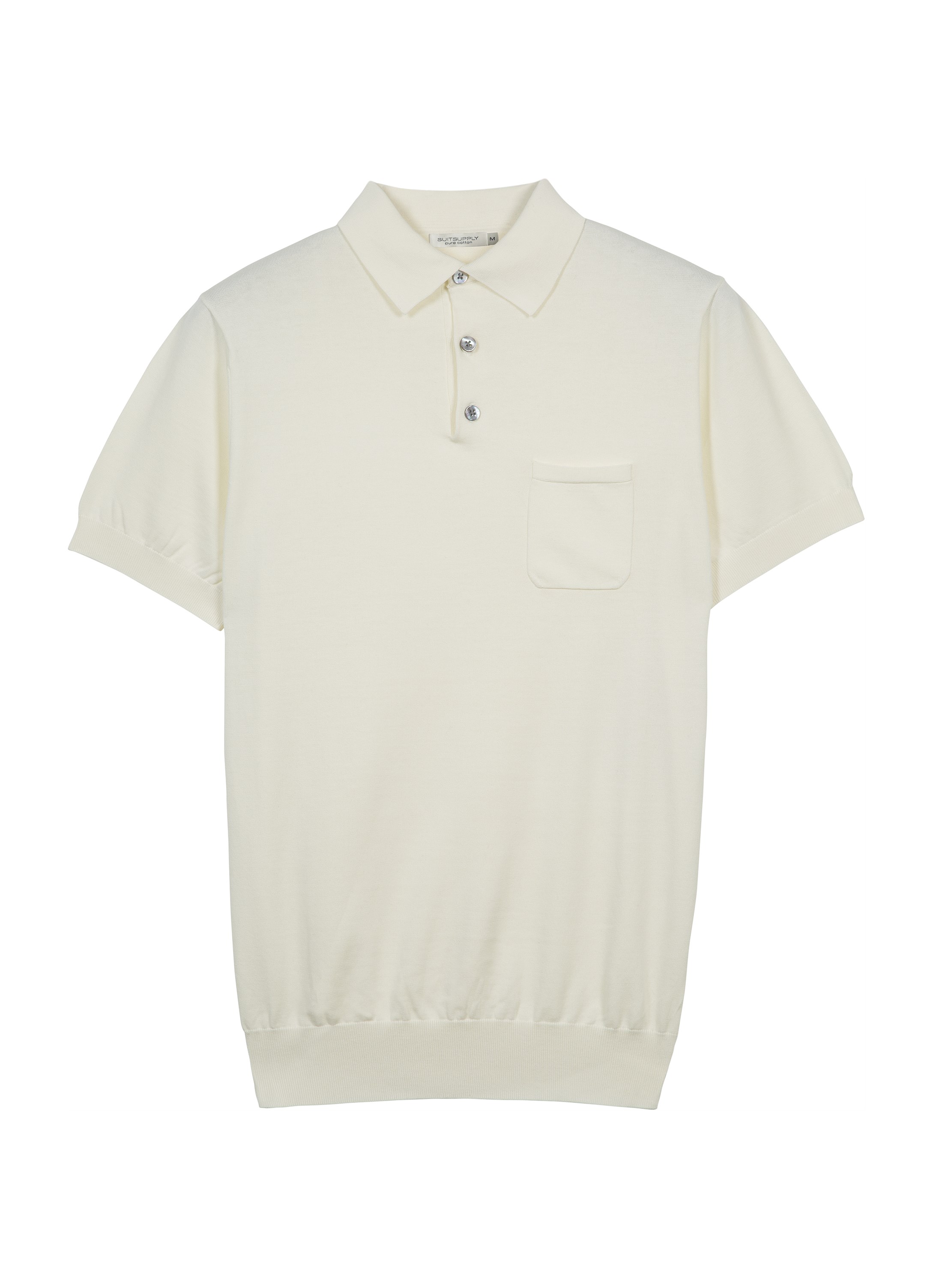 Off White Polo Sw814 | Suitsupply Online Store