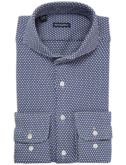 Blue Washed Shirt Single Cuff H4651u | Suitsupply Online Store