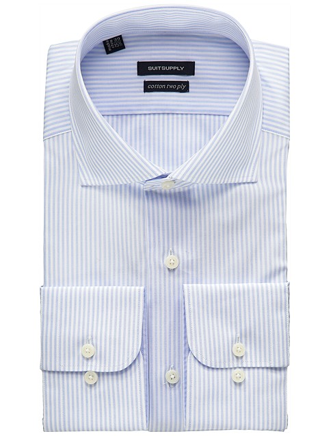 Light Blue Shirt Single Cuff H4335 | Suitsupply Online Store