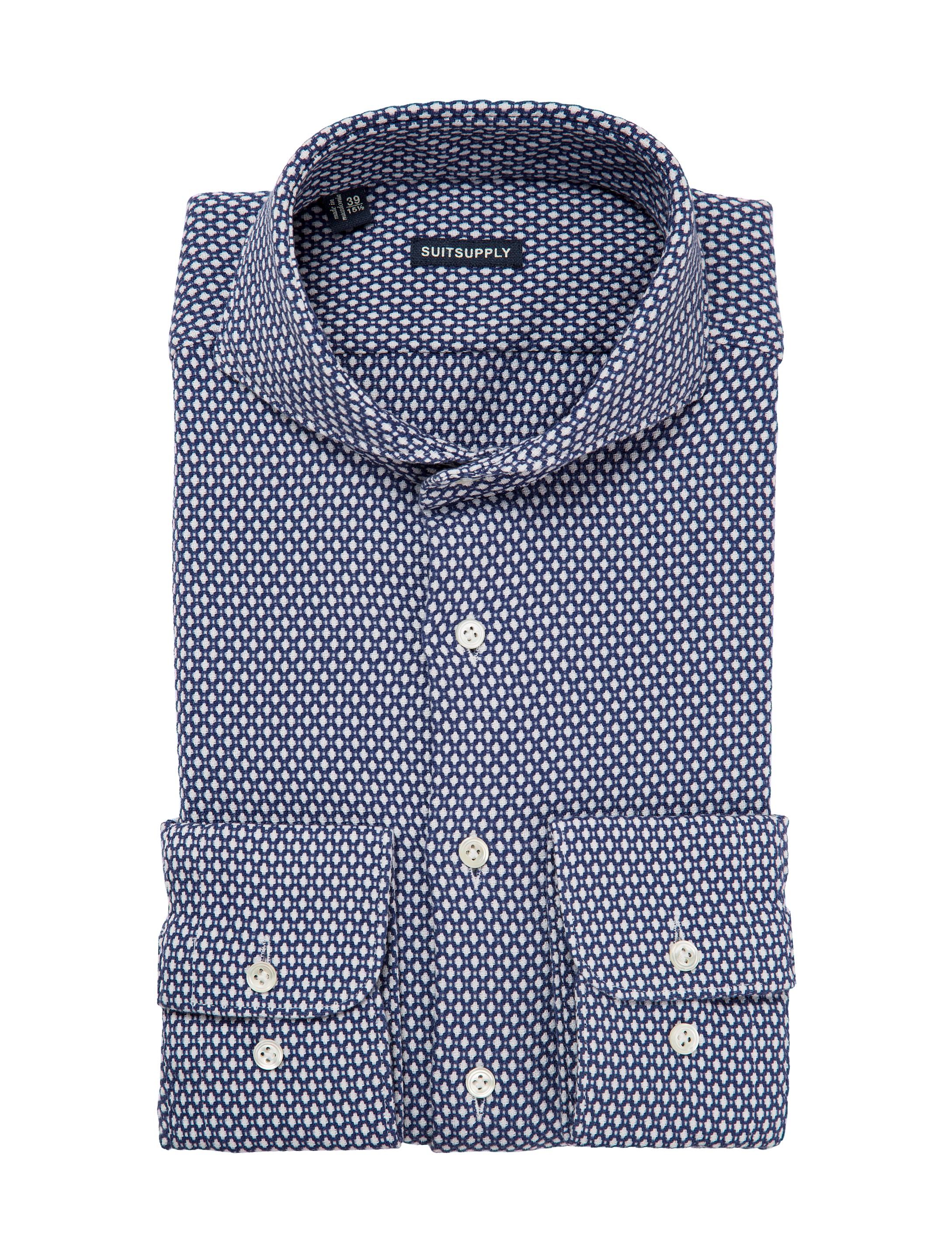 Blue Washed Shirt Single Cuff H4651u | Suitsupply Online Store