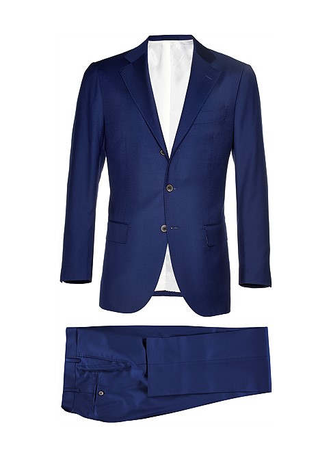 Suit Blue Plain La Spalla P3805i | Suitsupply Online Store