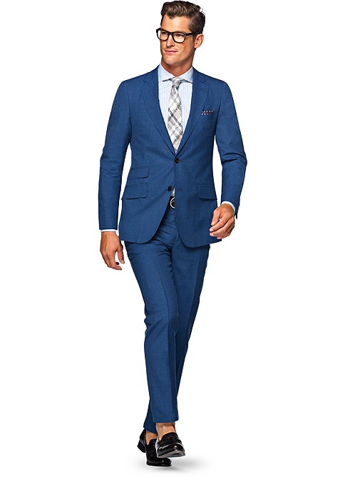 Suit Blue Plain Sienna P4819i | Suitsupply Online Store