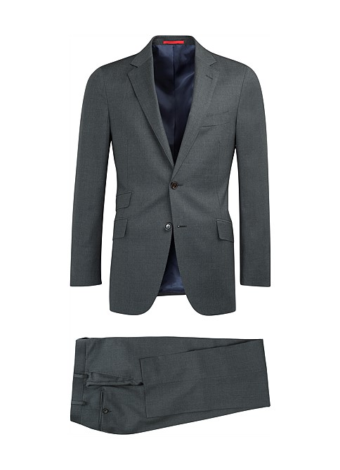 Suit Grey Plain Sienna P4267i | Suitsupply Online Store