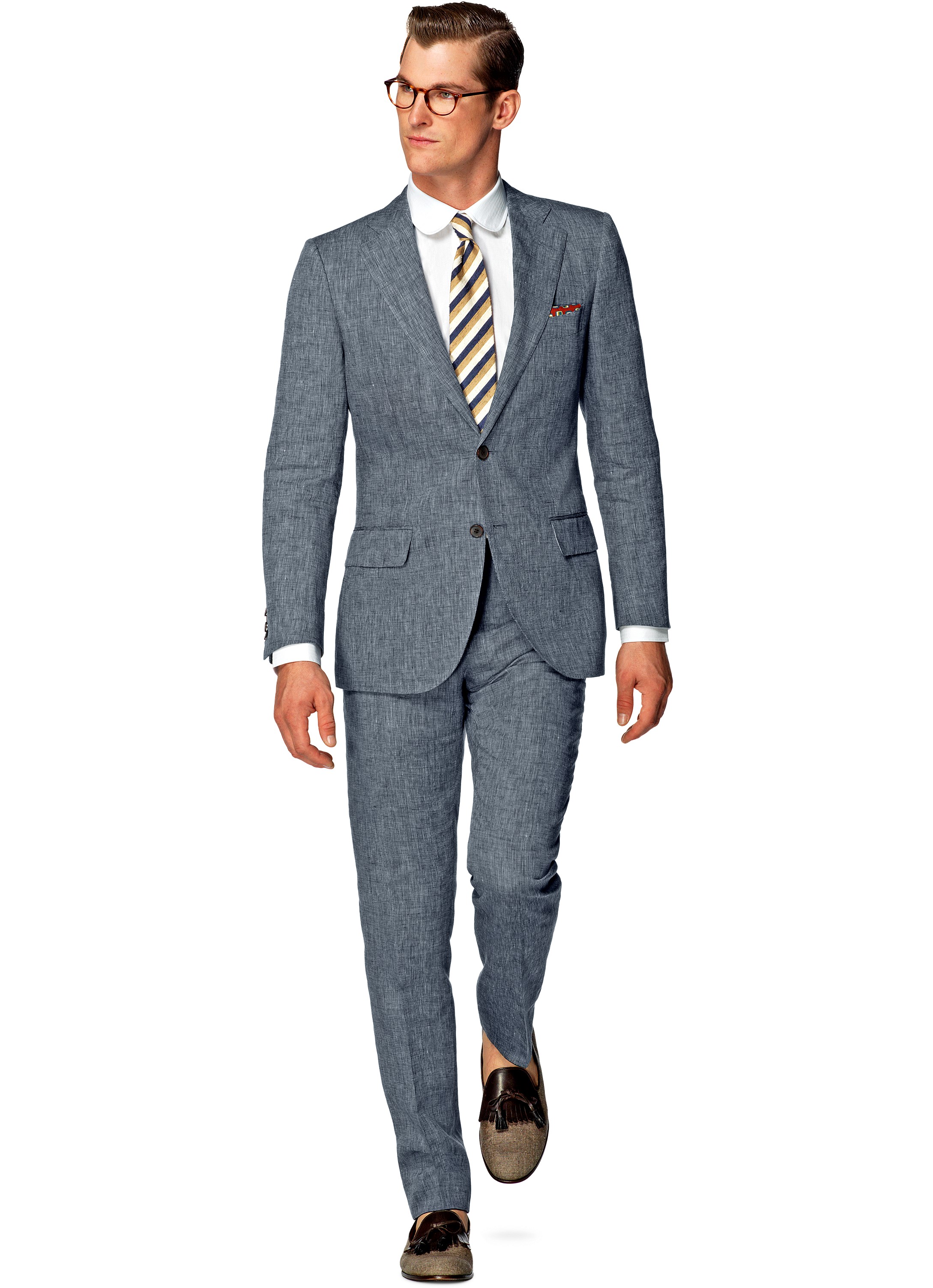 Suit Blue Plain Lazio P4230i | Suitsupply Online Store