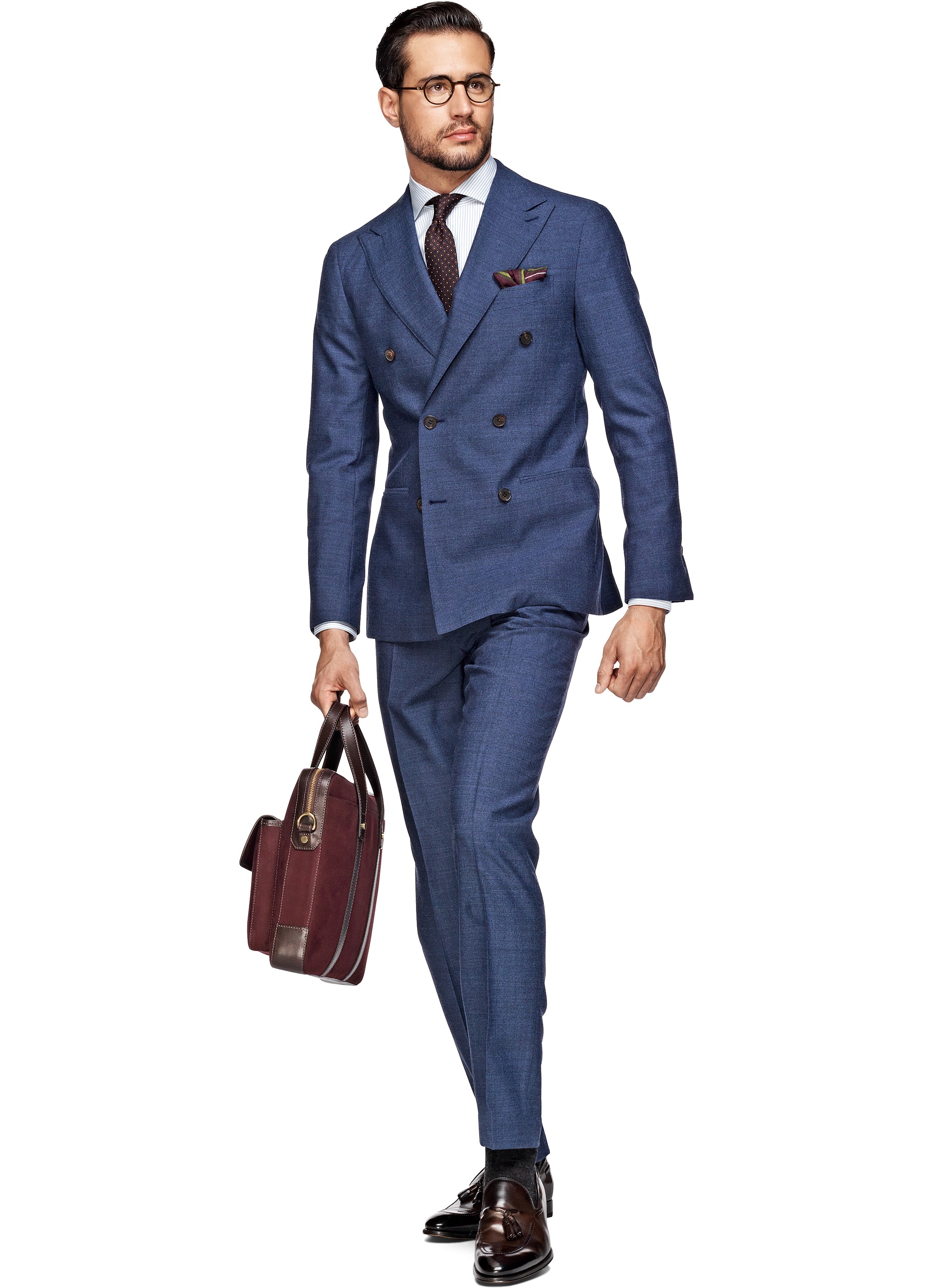 Suit Blue Plain Soho P3728 | Suitsupply Online Store