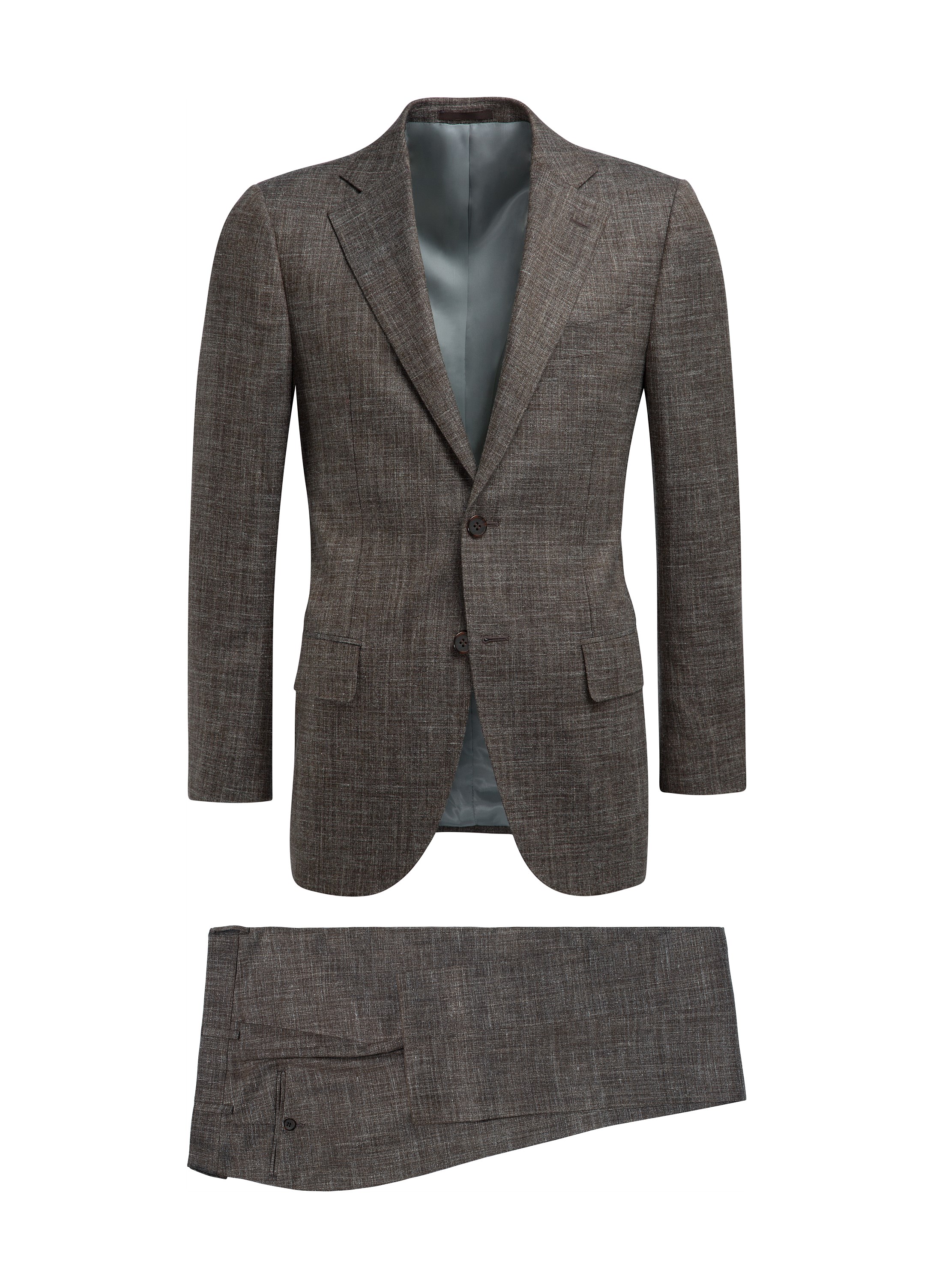 Suit Brown Plain Lazio P4834i | Suitsupply Online Store