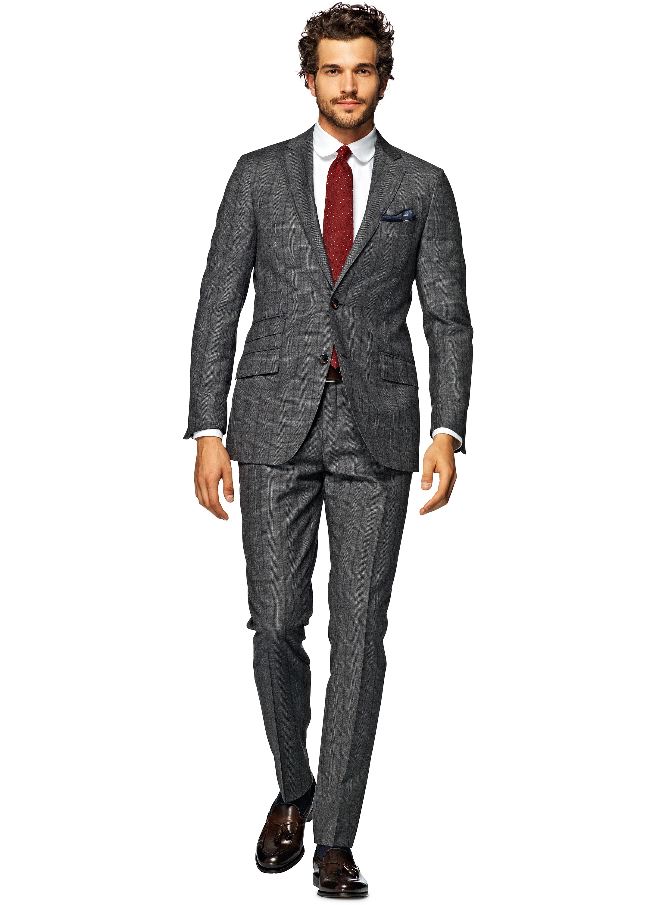 Suit Grey Check Sienna P3930i | Suitsupply Online Store