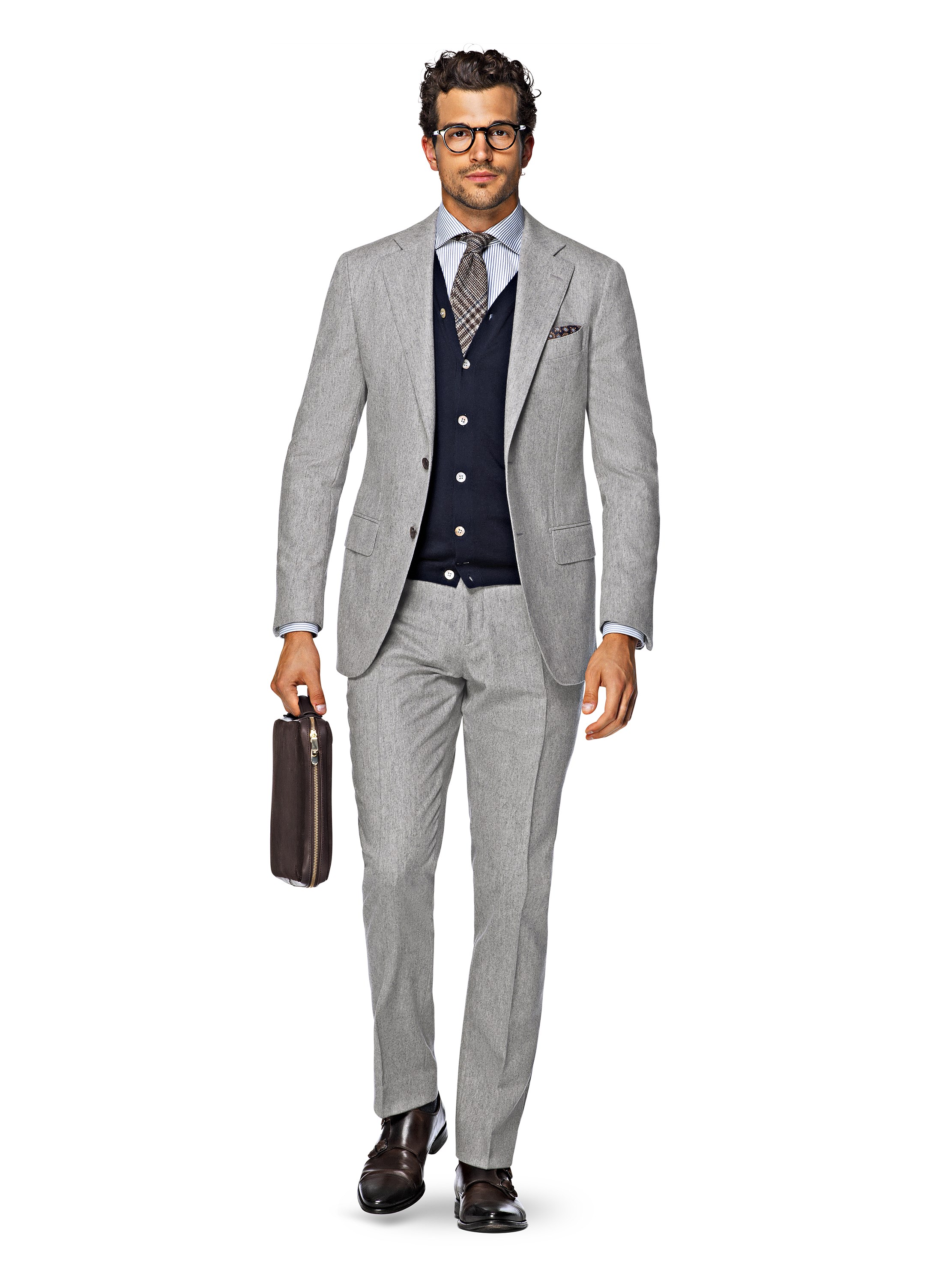 Suitsupply grey flannel suit | Suits, Men’s suits, Flannel suit