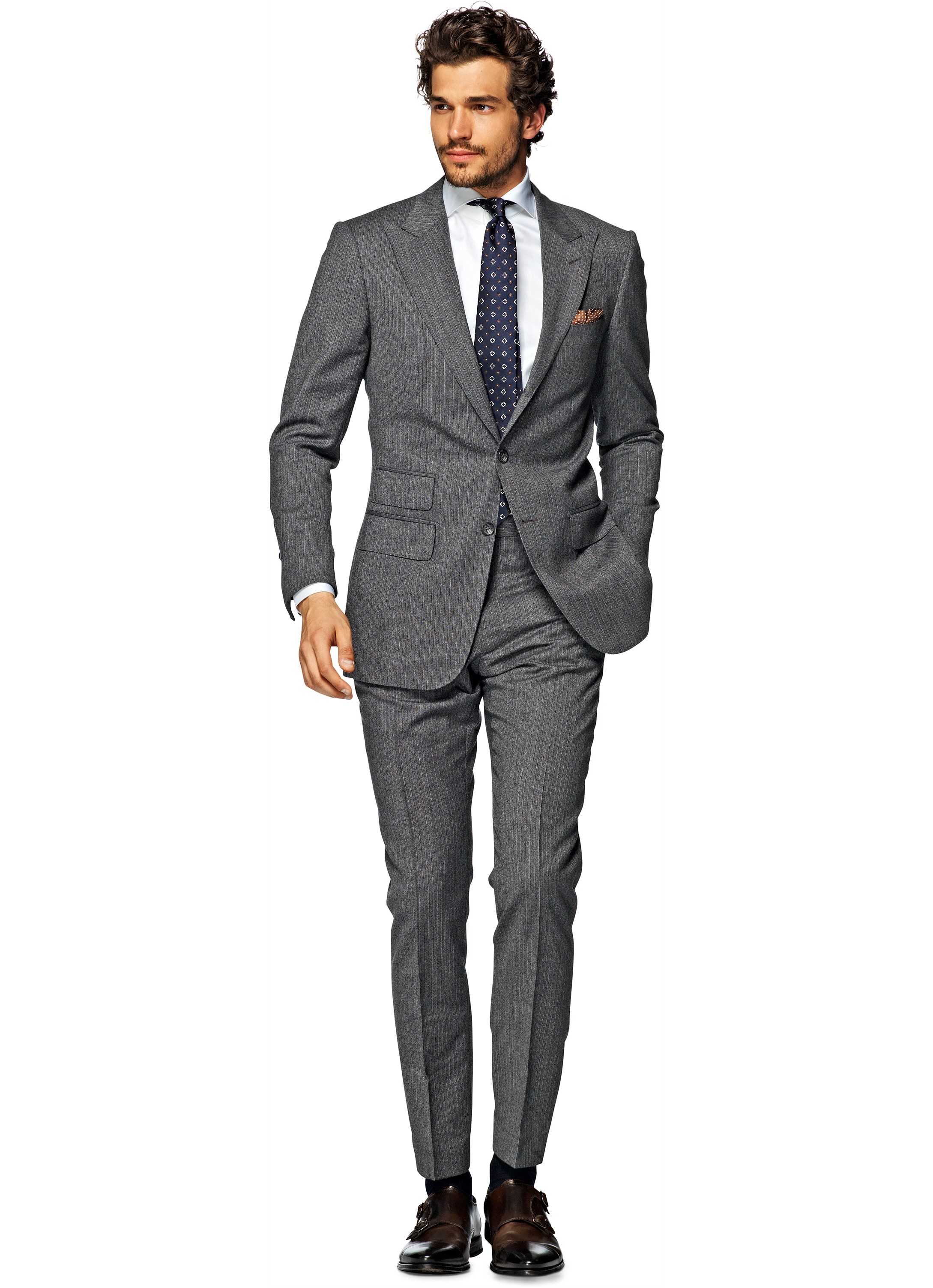 washington灰色条纹西装                        &yen;3480 cny