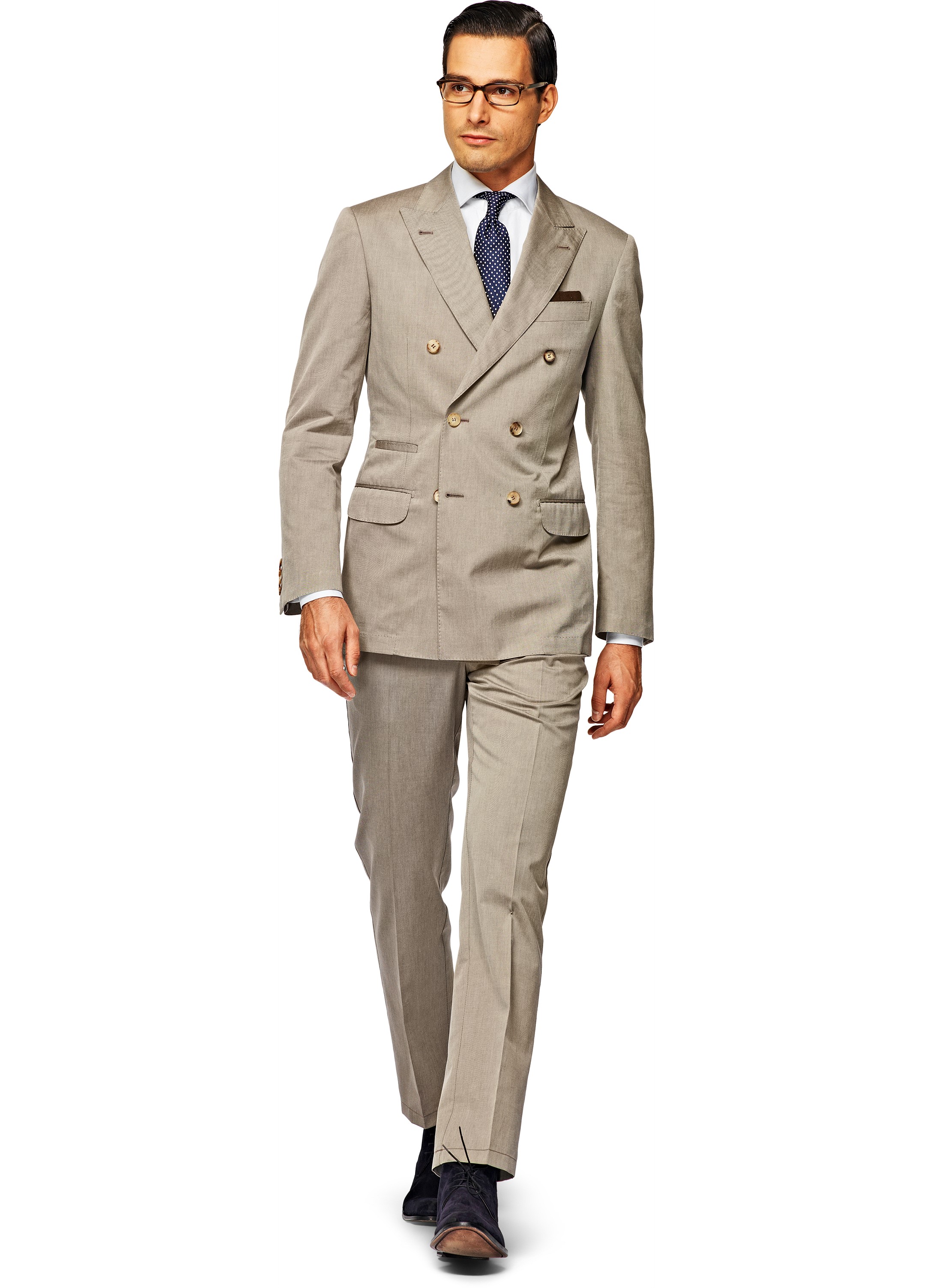 Suit_Light_Brown_Plain_Double_Breasted_P3298