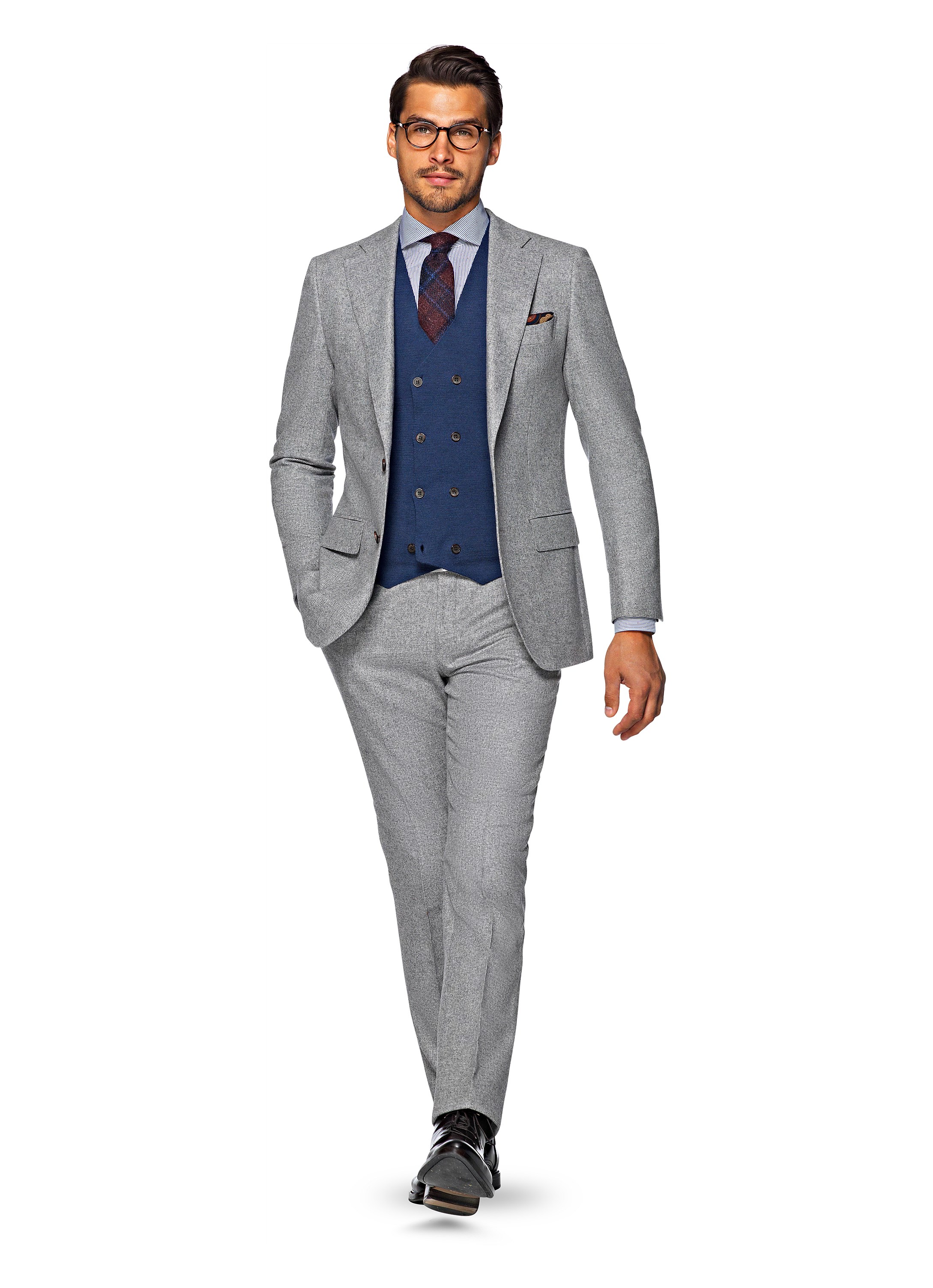 Suit Light Grey Plain Lazio P3946i | Suitsupply Online Store